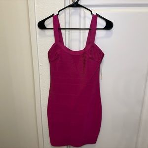 Bodycon Magenta Pink Bandage Dress. Perfect for Bachelorette parties. 🩷💖